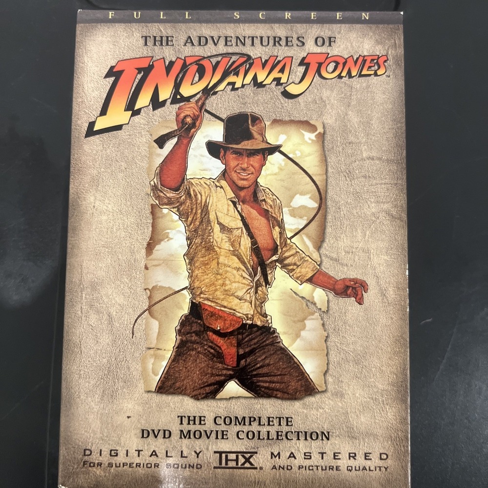 The Adventures of Indiana Jones Complete Movie Collection DVD Full Screen 2003
